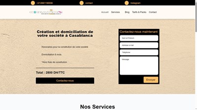 Constitution société casablanca