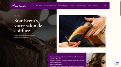 Salon de coiffure pour femme et homme à Cannes, Star Event’s