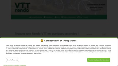 Rando VTT - Calendrier randonnées VTT