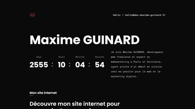 Maxime Guinard - Expert en Créaation de Sites Internet