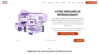 SiteinLight - Annuaire de référencement