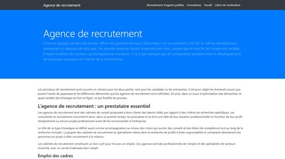 agence de recrutement