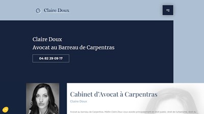 Cabinet d'avocat de Maître Claire Doux à Carpentras