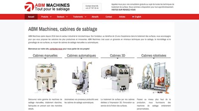 Cabines de sablage pour les secteurs mécanique et industriel