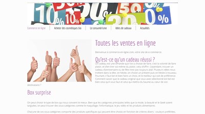 commerce en ligne