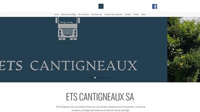 Service de location de containers à Jodoigne, ETS Cantigneaux