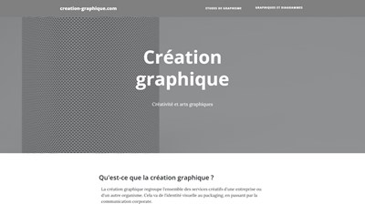 creation graphique