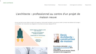 devis architecte