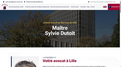 Avocat au Barreau de Lille, Maître Sylvie Dutoit