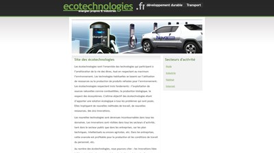 les ecotechnologies