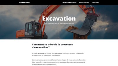 l'excavation