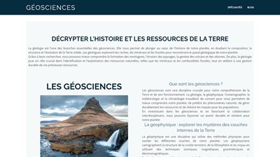 Géosciences