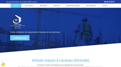 Votre entreprise de maçonnerie à Bordeaux