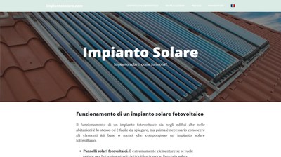 impianto solare