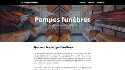 les pompes funebres