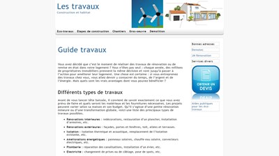 les travaux