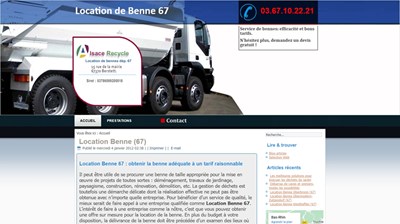 Location benne 67