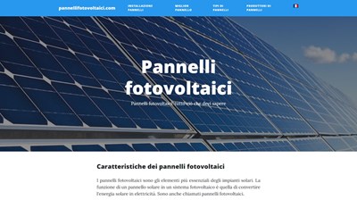 pannelli fotovoltaici