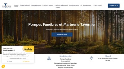 Entreprise de pompes funèbres à Revin