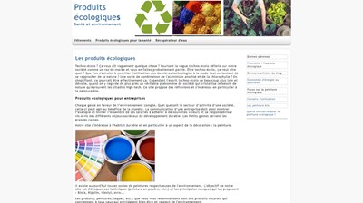 les produits ecologiques