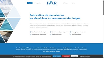 Fabrication menuiserie aluminium Martinique