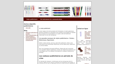 le crayon publicitaire