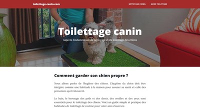 toilettage canin