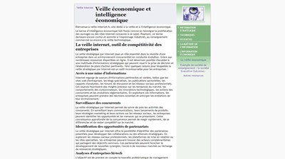 infos sur la veille internet