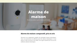 infos sur les alarmes pour maison